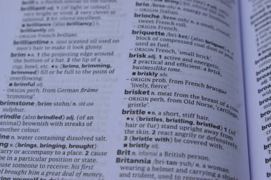 İngilizce Sözlük Sayfası Hızlı Anlamlı Sözcüğü Kapat