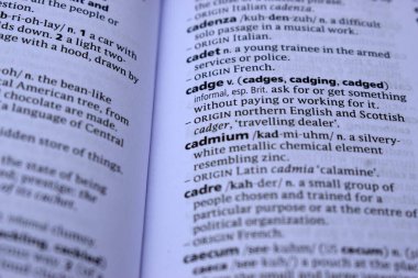 İngilizce Sözlük Sayfası Yazdırma - Kartvizitinin Sözcüğüyle Kapat