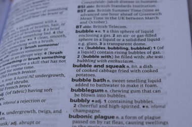 İngilizce sözlük sayfası - köpük ve gıcırtı kelimesinin anlamı ile kapat