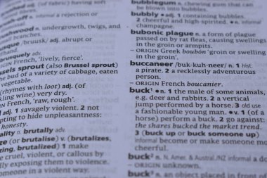 Kelime ile Sayfa Yazdırma Sözlüğünün Tanımı - Buck