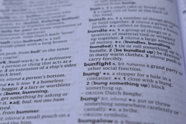 Kelime ile Sayfa Yazdırma Sözlüğünün Tanımı - bunfight