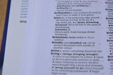 İngilizce Sözlük Sayfası Kükürt Sözcüğünün Anlamı ile Kapat