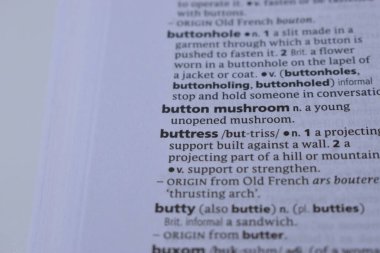 İngilizce Sözlük Sayfası Desteğin Anlamı Sözcüğünü Kapat