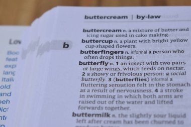 Kelime ile Sayfa Yazdırma Sözlüğünün Tanımı - Kelebek