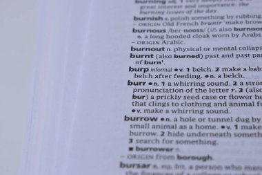 Kelime ile Sayfa Yazdırma Sözlüğünün Tanımı - geğirme