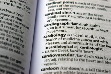 İngilizce Tanımlama Sözlüğü Kapalı Sayfa Sözlüğü - Kardiyoloji