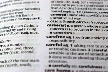 İngilizce Sözlük Sayfası Matbaacı Sözcüğüyle Kapat