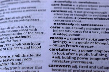 İngilizce Sözlük Sayfası Yazdırma - Okşama Sözcüğüyle Kapat