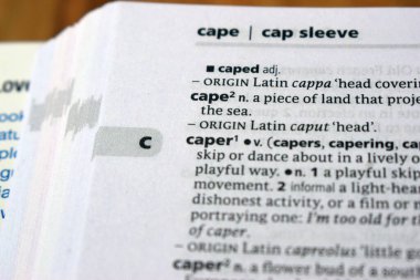 Kelime ile Sayfa Yazdırma Sözlüğünün Tanımı - Cape2