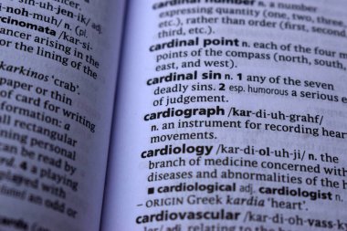 Kelime ile Sayfa Yazdırma Sözlüğünün Tanımı - Kardiyograf