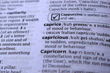 Kelime ile Sayfa Yazdırma Sözlüğünün Tanımı - kapris