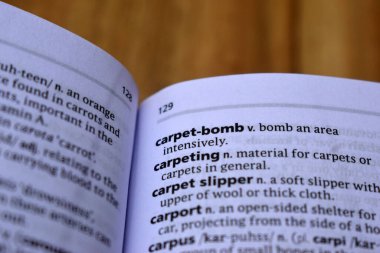 İngilizce Sözlük Sayfası Yazdır - Halı Bombası Sözcüğünün Anlamıyla Kapat