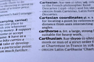 Kelime ile Sayfa Yazdırma Sözlüğünün Tanımı - carthorse