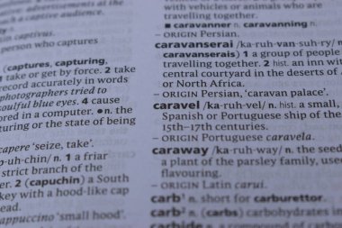 İngilizce Sözlük Sayfası Yazdırma Sözcüğüyle Kapat - Karavanı