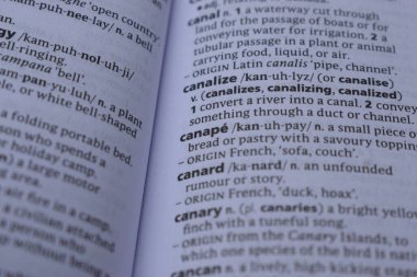 Kelime ile Sayfa Yazdırma Sözlüğünün Tanımı - kanape