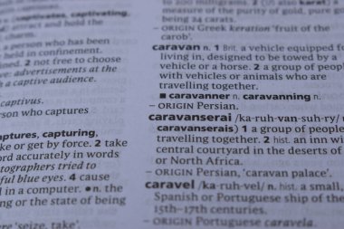 Kelime ile Sayfa Yazdırma Sözlüğünün Tanımı - Caravanserai