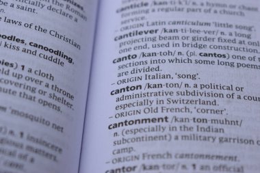 Kelime ile Sayfa Yazdırma Sözlüğünün Tanımı - Kanton