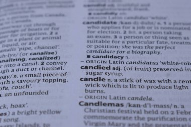 İngilizce Tanımlama Sözlüğünü Kapat - Şekerli Sayfa Kelimesi