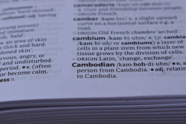 Kamboçya 'nın İngilizce Tanımlama Sözlüğü Yazdırılmış Sayfa Sözcüğünü Kapat