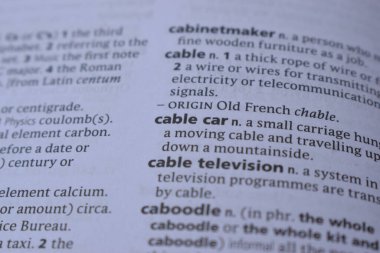 Kelime ile Sayfa Yazdırma Sözlüğünün Tanımı - Teleferik