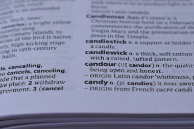 Kelime ile Sayfa Yazdırma Sözlüğünün Tanımı - İçtenlik