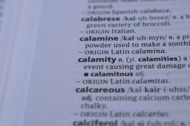 Kelime ile Sayfa Yazdırma Sözlüğünün Tanımı - Felaket