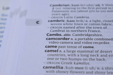 İngilizce Sözlük Sayfası Yazdırma Sözlüğü ile Kapat - Cambs