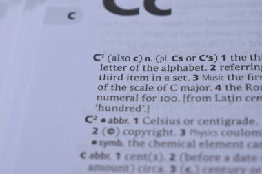 Kelime ile Sayfa Yazdırma Sözlüğünün Tanımı - C1