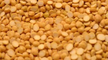 Çiğ Nohut Parçacıkları Hint Dal Malzemelerini Kapatın