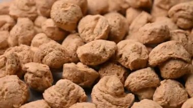 Sebze Protein Soya Parçacıkları Döndürme Dokusunu Kapat - Kurutulmuş soya eti