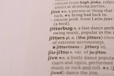 İngilizce Açıklama Sözlüğü Sayfa Sözcüğünün Kapanışı - Cazcı