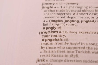 İngilizce Sözlük Sayfası ve Cincilik Telaffuzu Detayları