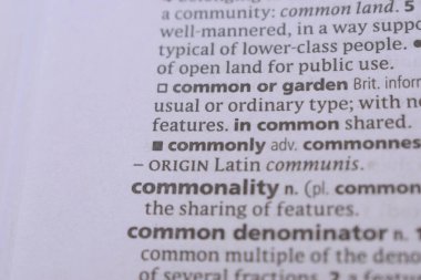 İngilizce Sözlük Sayfasını Sözcük Referansı ile Kapat - genel olarak