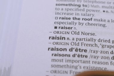 İngilizce Açıklama Sözlüğünün Kapanışı - Üzüm Sözcüğü