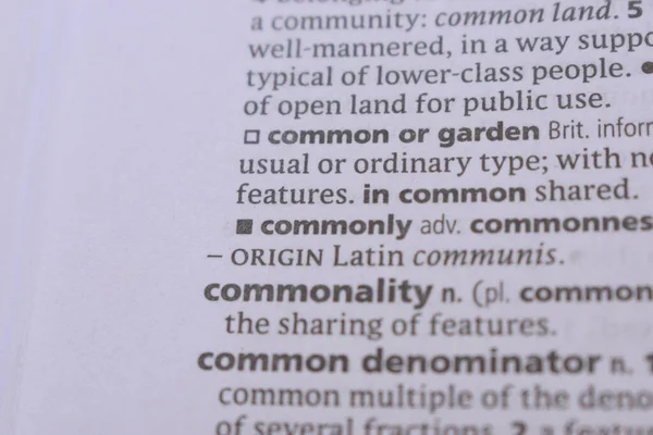 İngilizce Sözlük Sayfasını Sözcük Referansı ile Kapat - genel olarak