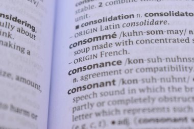 İngilizce Sözlük Kitabı Sayfası 