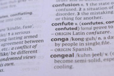 İngilizce Sözlük Sayfasını Sözcük Referansı ile Kapat - Confute