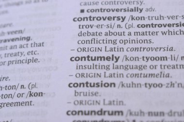 İngilizce Sözlük Kitabı Sayfası, Sözcük Çeviri: