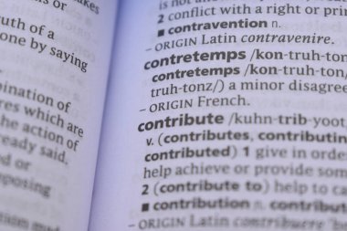 İngilizce Sözlük Sayfası ve Kelime Açıklamasının Detayları - Tereddütler