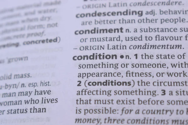 İngilizce Sözlük Sayfasını Sözcük Referansı ile Kapat - durum