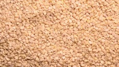 Urad Dal Dönen Üst Görünüm, Kara Gram Mercimek Dokusunu Böl