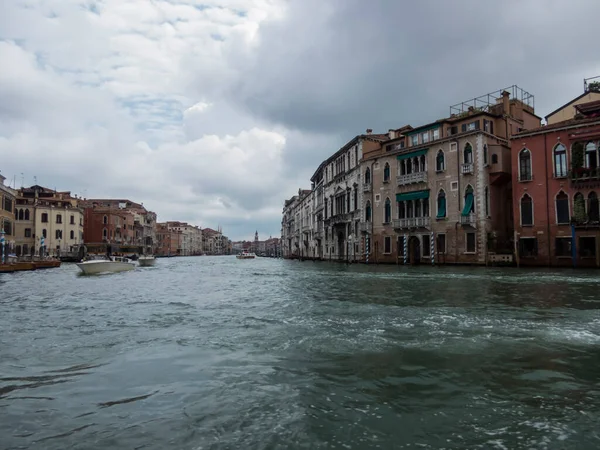 Venice Italy Circa May 2016 Grand Canal Historic Tenements View — Stock Photo, Image