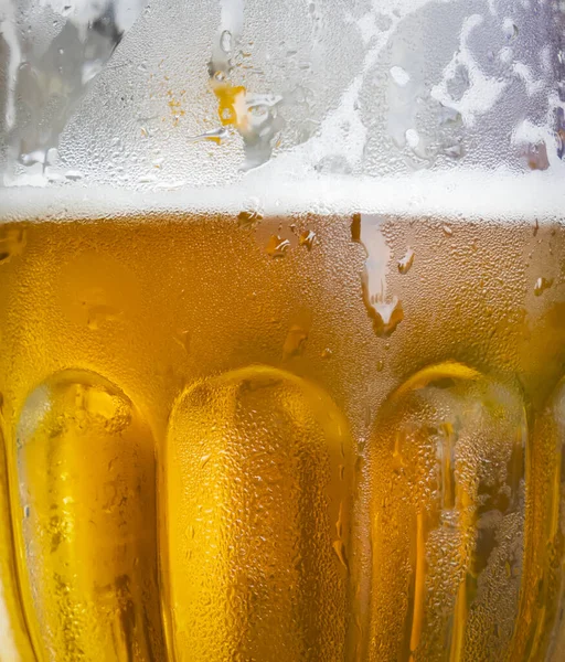 Golden Beer Ett Glas Stein För Oktoberfest Pint Utkast Veteöl — Stockfoto