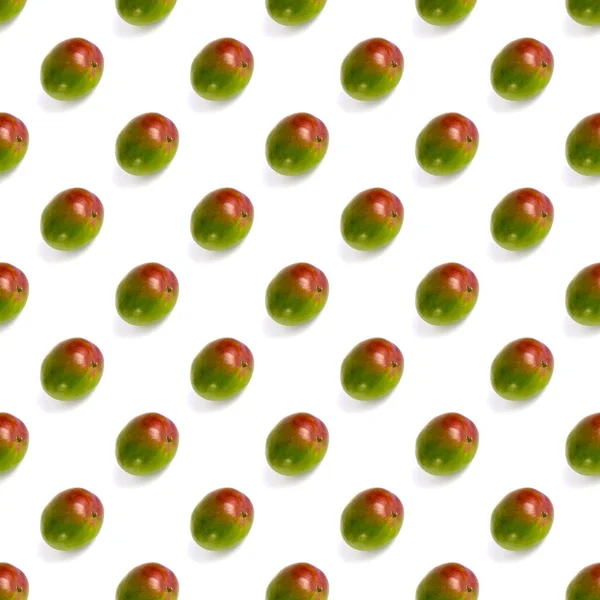 Mango White Background Isolated Wallpaper Texture Pattern — Zdjęcie stockowe