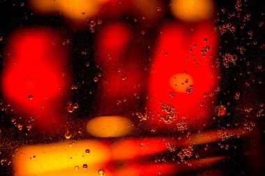 Su kabarcıkları soyut parlak arkaplan, desen, doku