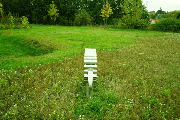 Paisagem Outono Uma Pitoresca Área Recreação Berlim Alemanha — Fotografia de Stock