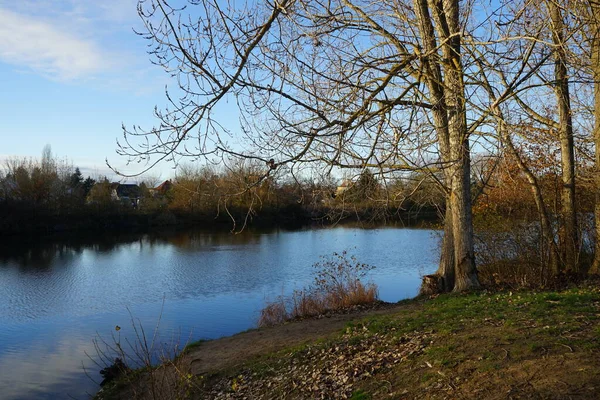 Hermoso Paisaje Otoñal Una Pintoresca Zona Recreo Berlín Alemania —  Fotos de Stock