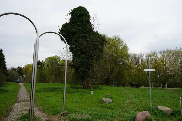 Zona Recreo Cerca Del Río Wuhle Para Los Berlineses Marzahn — Foto de Stock