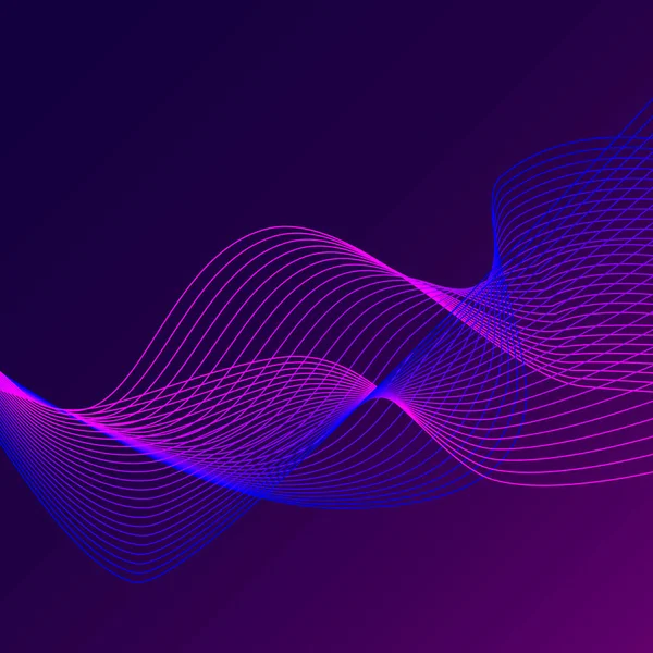 Fondo Colorido Futurista Banner Geométrico Degradado Con Rosa Azul Púrpura — Vector de stock