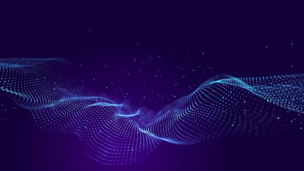 Bilgi Teknolojisi. Dijital arka plan. Büyük verilerin 3 boyutlu görüntülenmesi. 3d